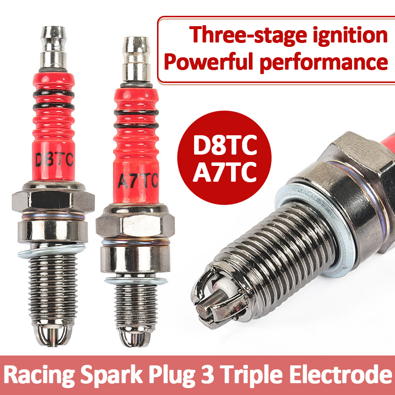 Motorcycle Spark Plug - 1/2 adet yarış bujisi 3 üçlü