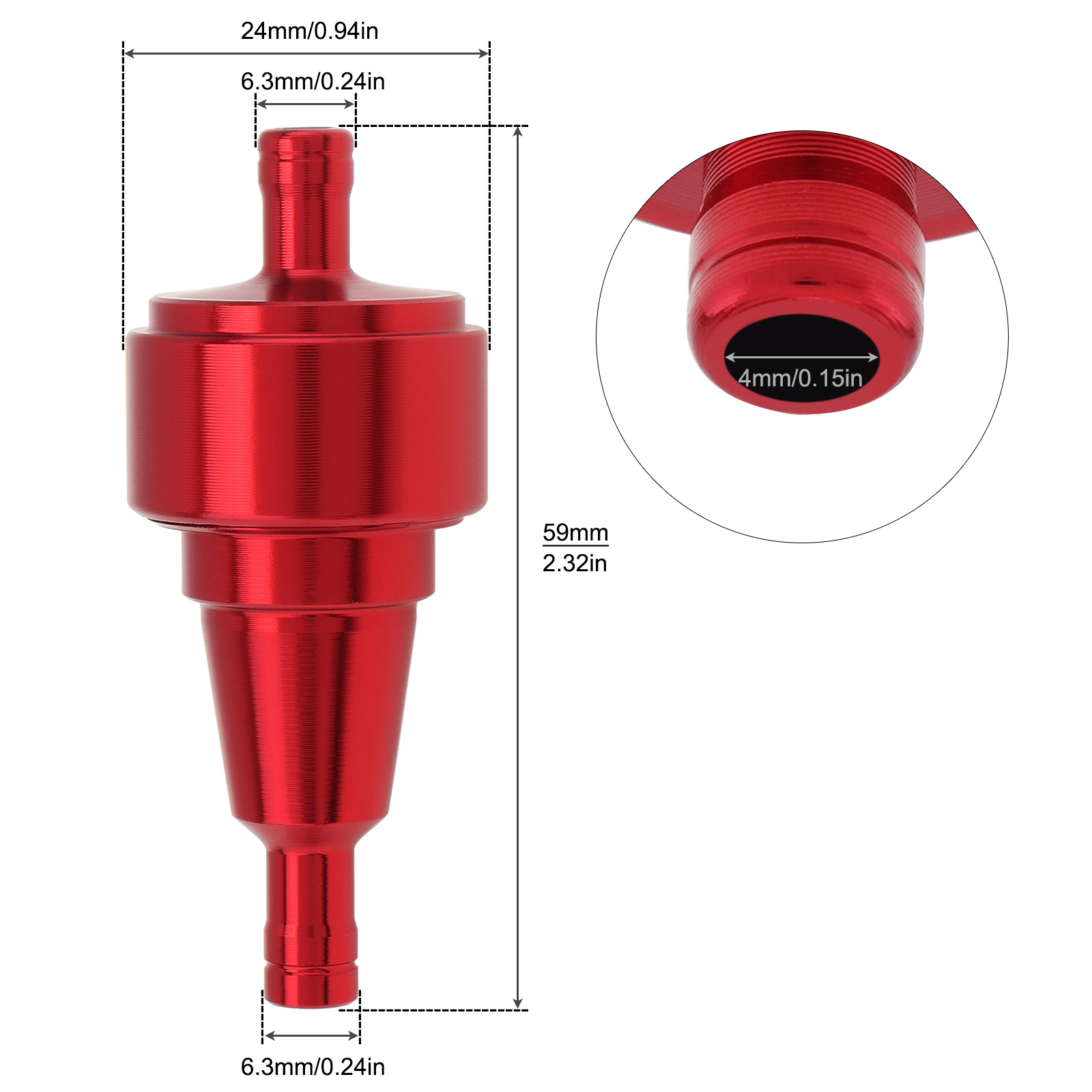 1/4 inç 6mm Motosiklet Yakıt F - Motorcycle Oil Filter incelemesi ve fiyatı