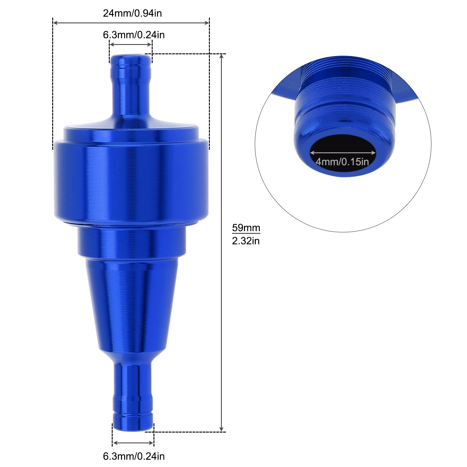 1/4 inç 6mm Motosiklet Yakıt F - Motorcycle Oil Filter incelemesi ve fiyatı