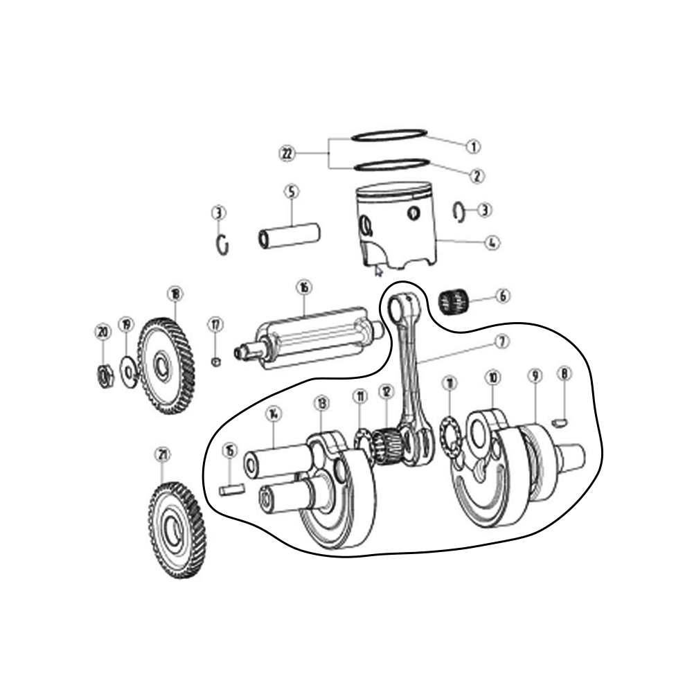Motosiklet Krank Mili Biyel Ko - Motorcycle Crankshaft incelemesi ve fiyatı
